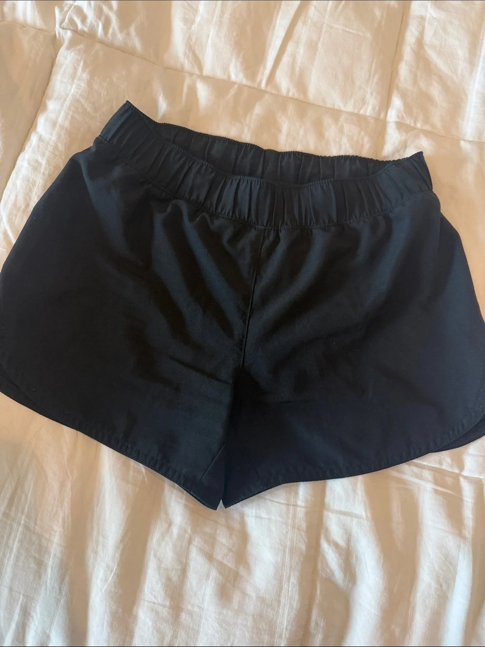 Old Navy Black Girls' Athletic Shorts with Elastic Waistband